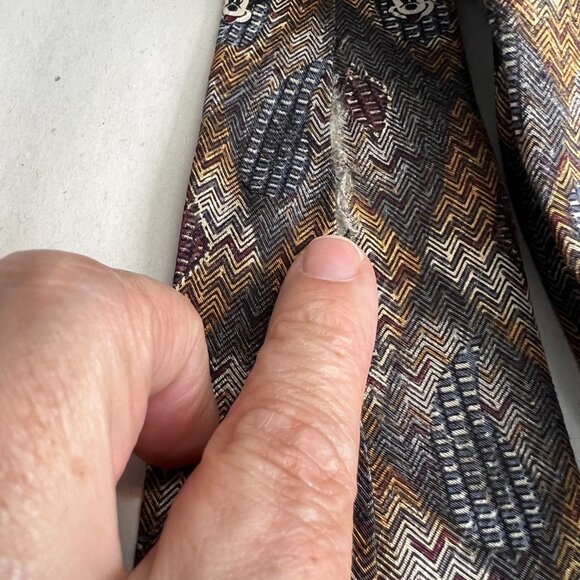 Mickey & CO by Atlas Design Sweden Vintage 100% Silk Tie Mickey Mouse Retro - Picture 5 of 6